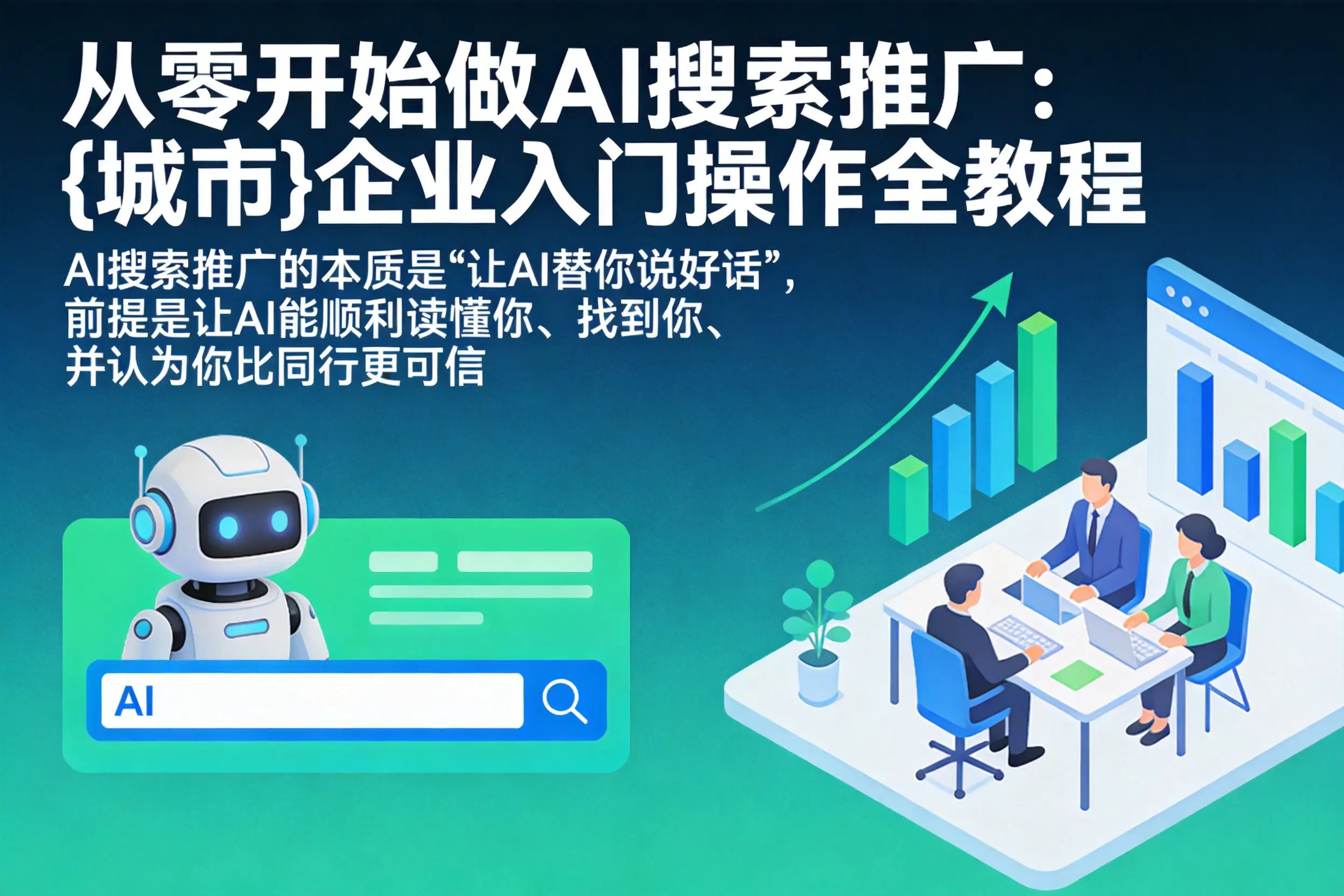 从零开始做AI搜索推广：汉中企业入门操作全教程