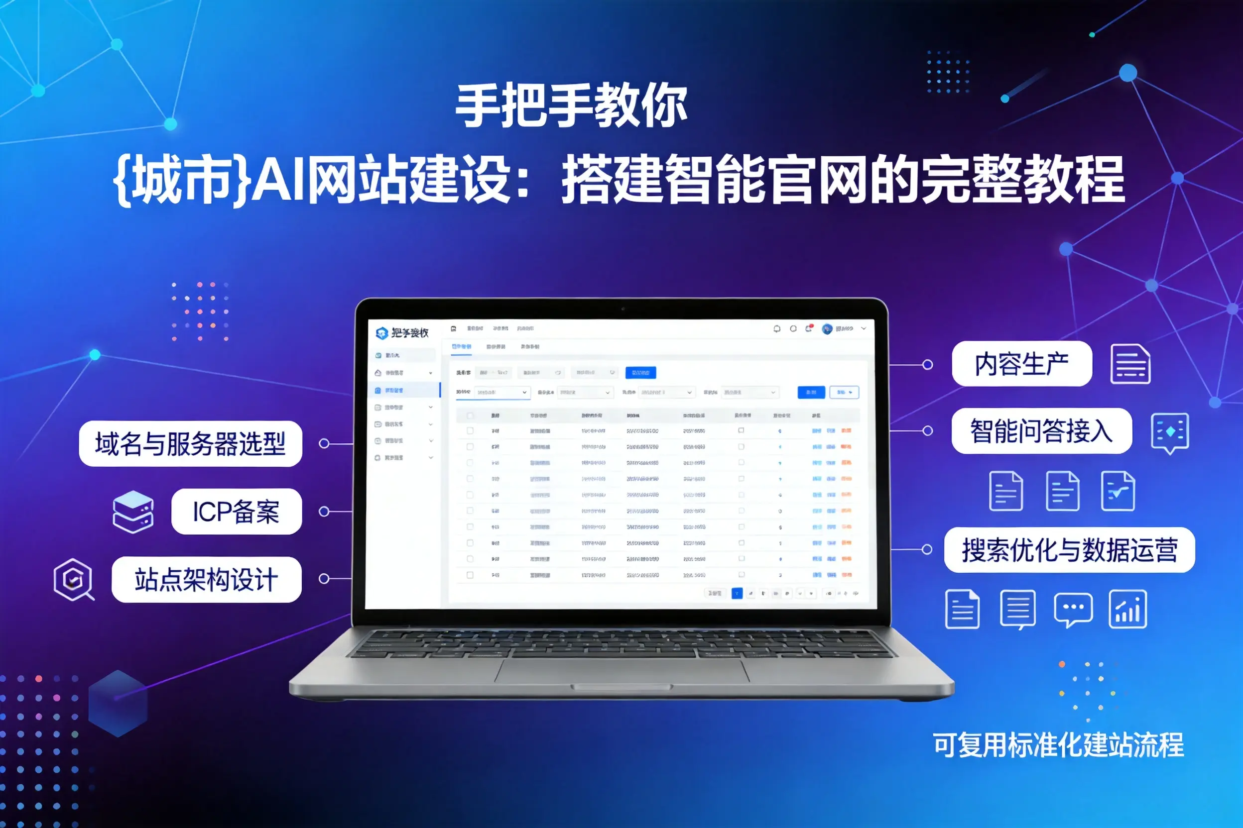 手把手教你汉中AI网站建设：搭建智能官网的完整教程