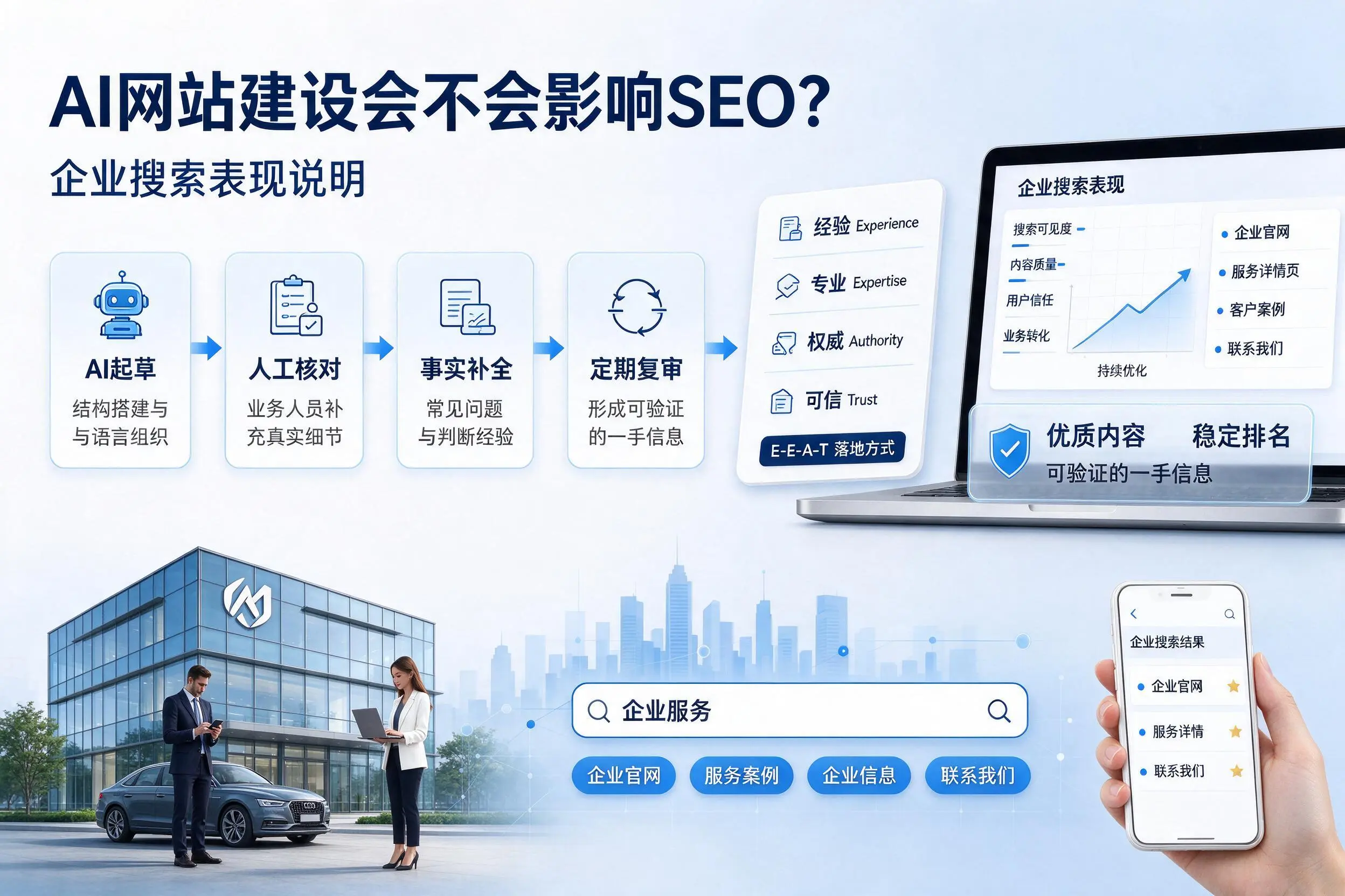 AI网站建设会不会影响SEO？汉中企业搜索表现说明