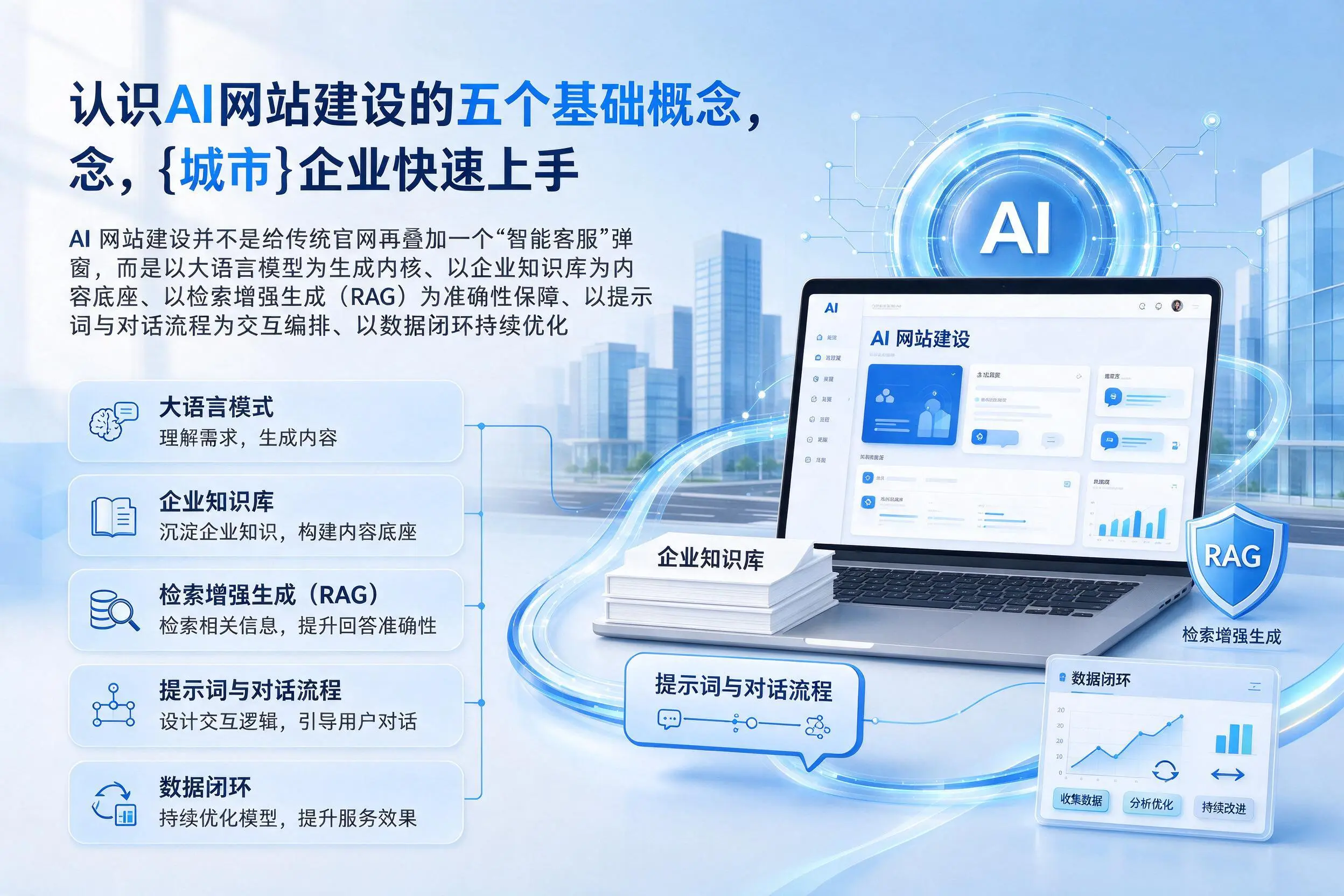 认识AI网站建设的五个基础概念，汉中企业快速上手
