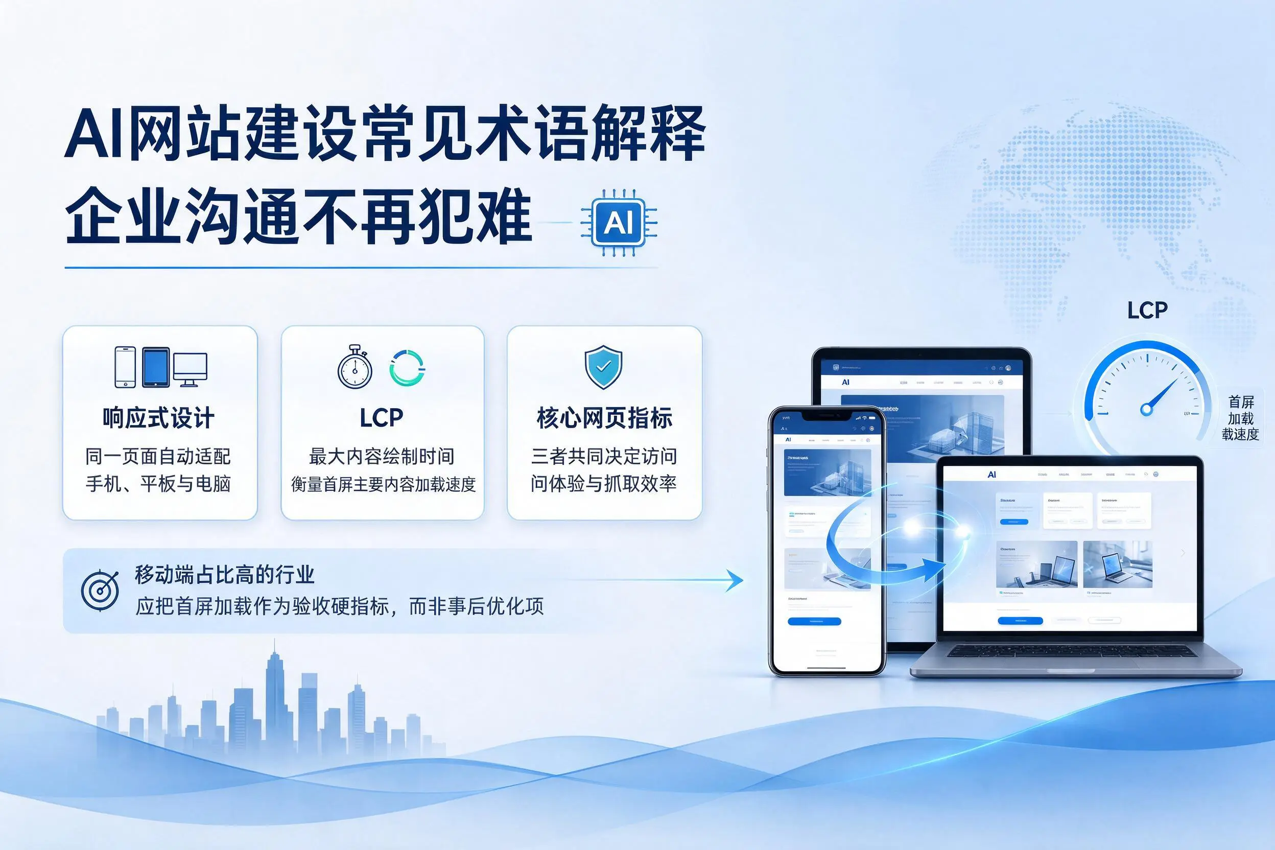 AI网站建设常见术语解释，汉中企业沟通不再犯难