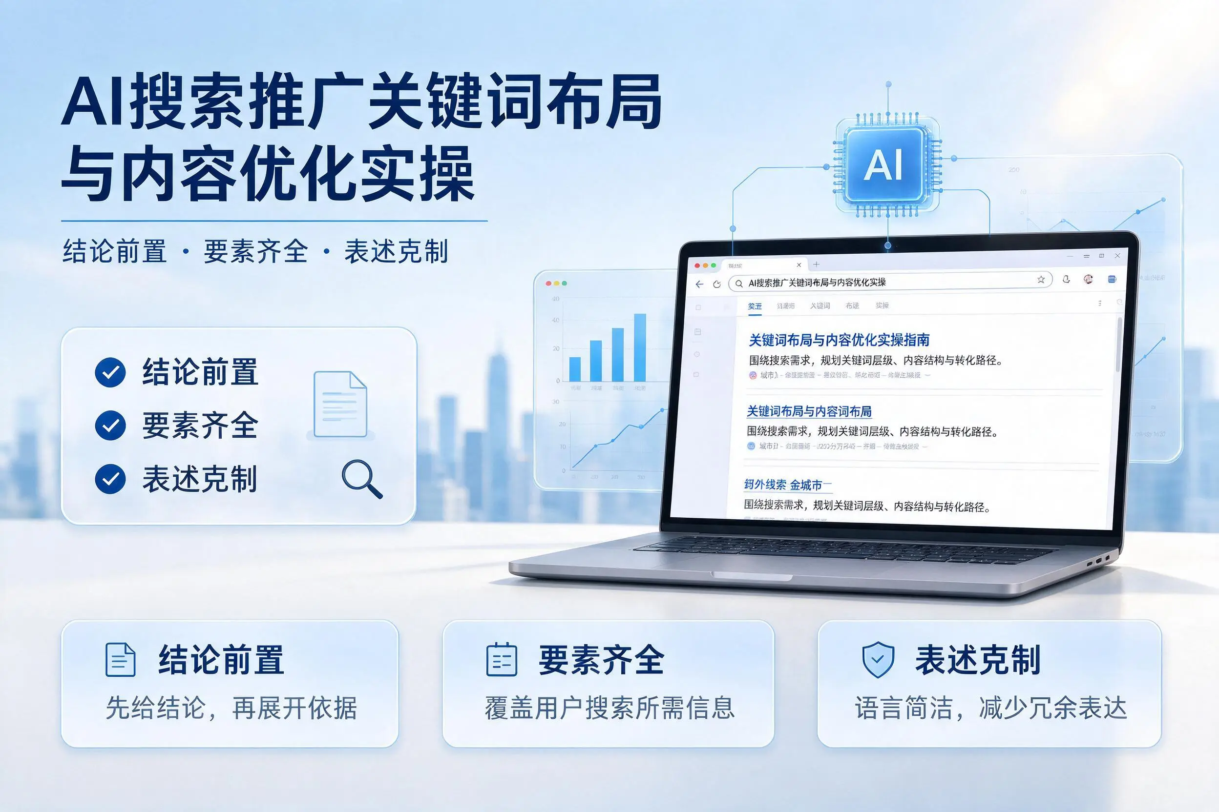 汉中AI搜索推广关键词布局与内容优化实操